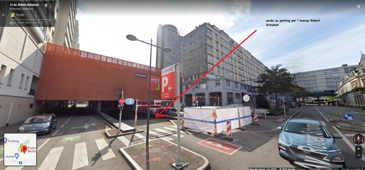 Ferienwohnung Tour De L'Europe, En Plein Centre Avec Parking. Mülhausen Exterior foto